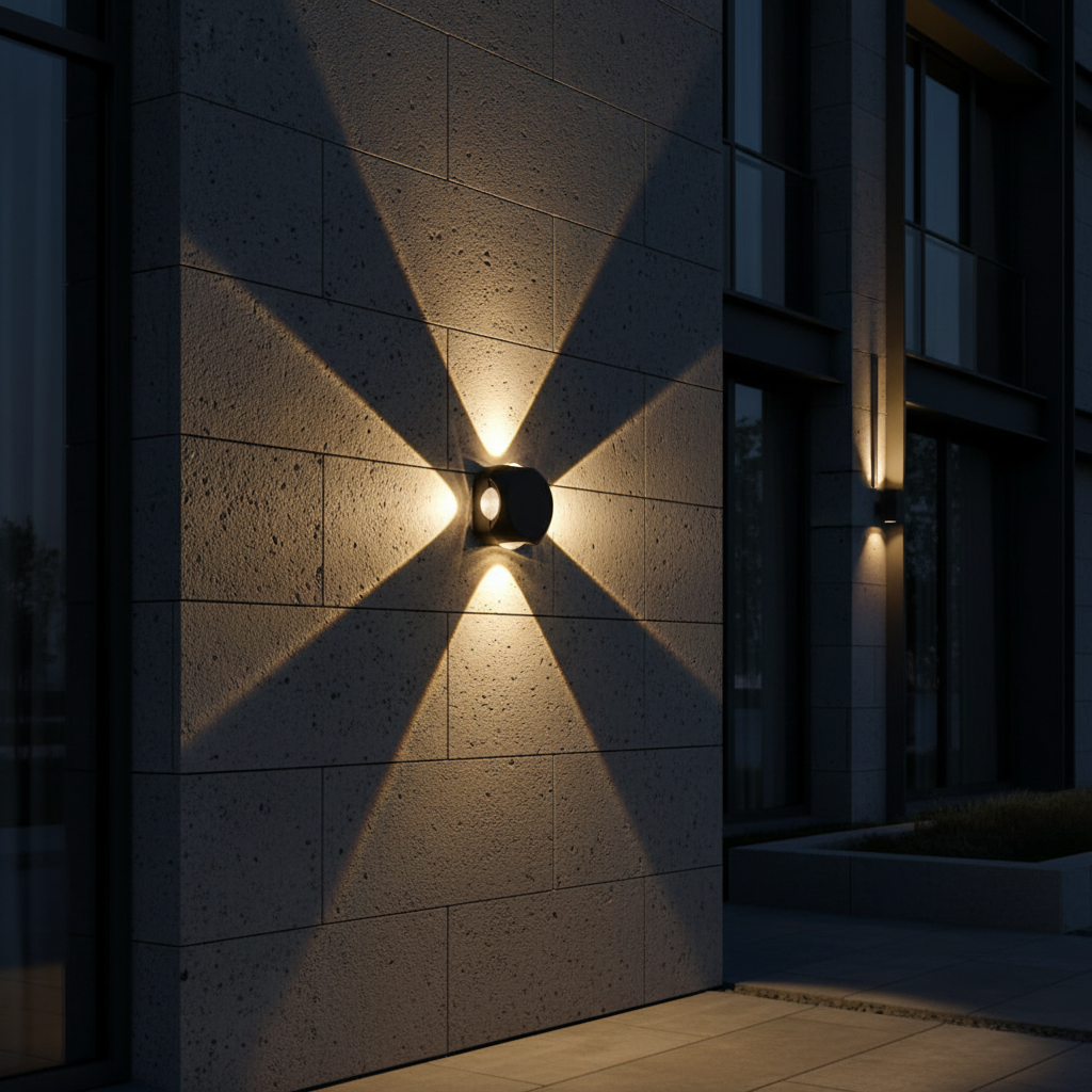 LED Indoor/Outdoor Wall Light, IP65 Waterproof & Shockproof, K Model,